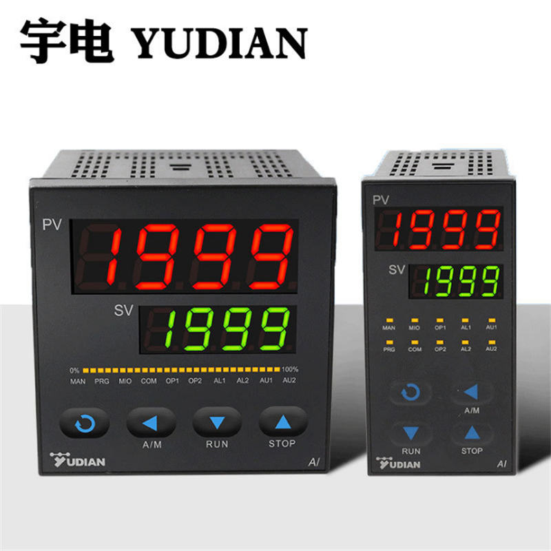 厦门宇电YUDIAN高精度PID温度控制器智能数显温控仪温控器AI-208L